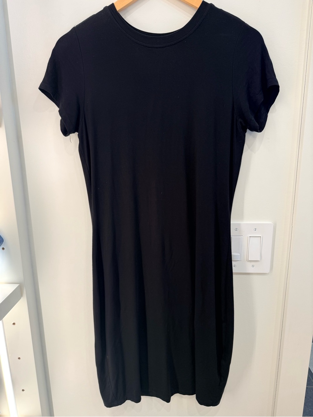 Gentle Fawn Black Short Sleeve T-Shirt Dress